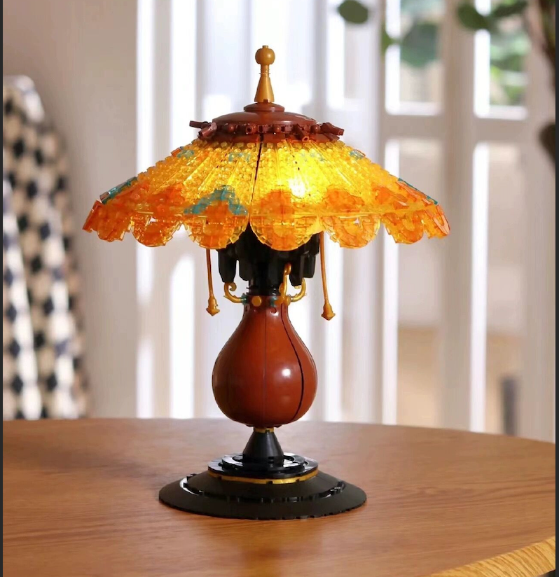 ZHEGAO™ Retro Tischlampe Bausatz - Deko & Kunstmodell