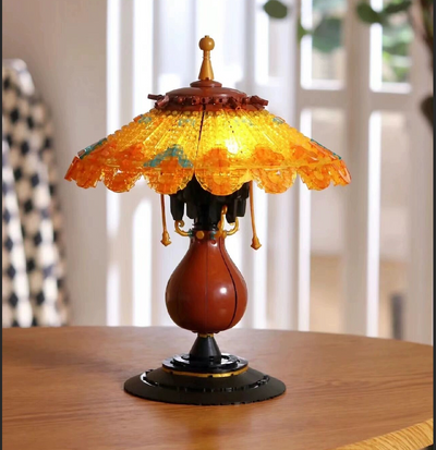 ZHEGAO™ Retro Tischlampe Bausatz - Deko & Kunstmodell