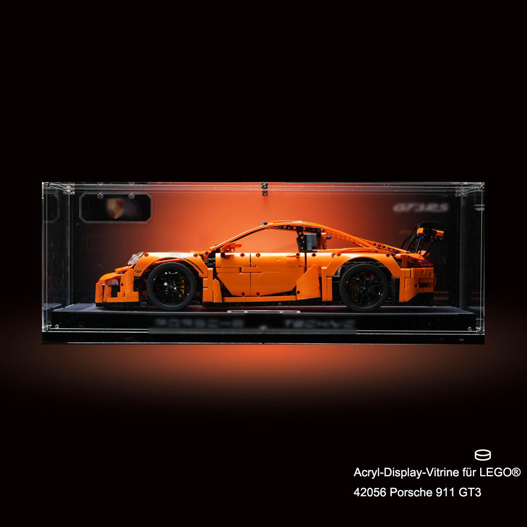 Display-Vitrine für LEGO® Technic™ Porsche 911 GT3