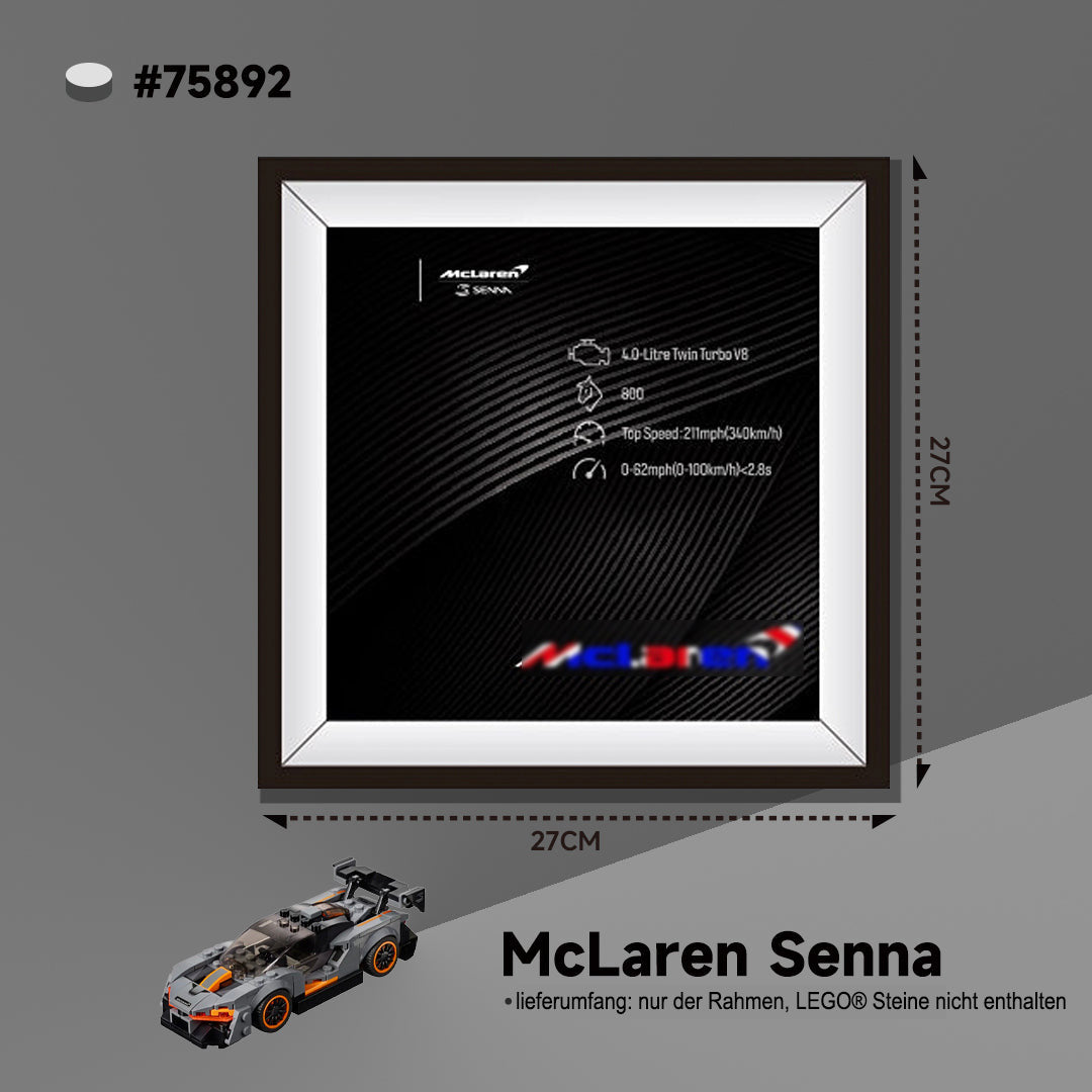 Display-Vitrine für LEGO® Speed Champions Supercars