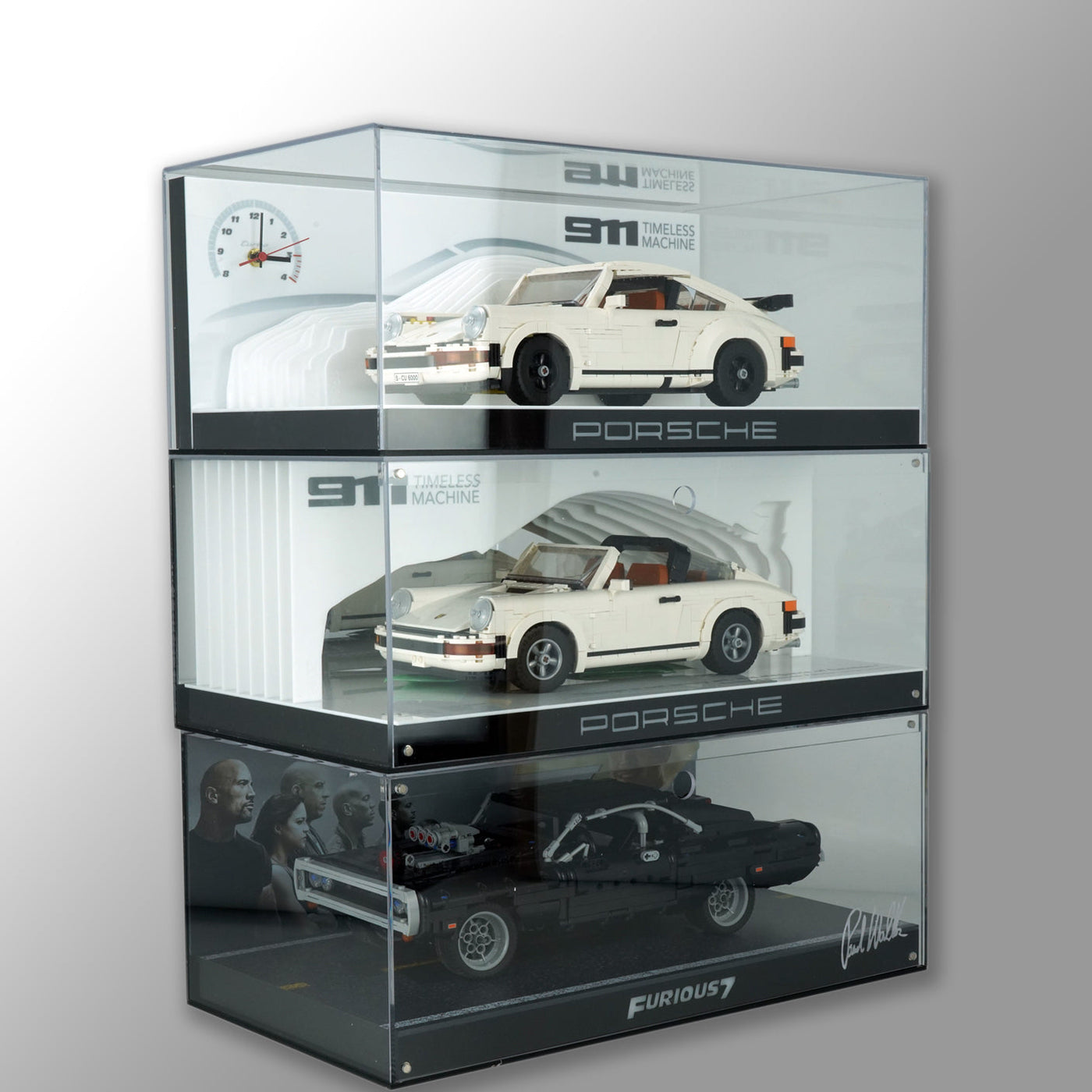 Acryl-Display-Vitrine für LEGO® Porsche 911 (10295)