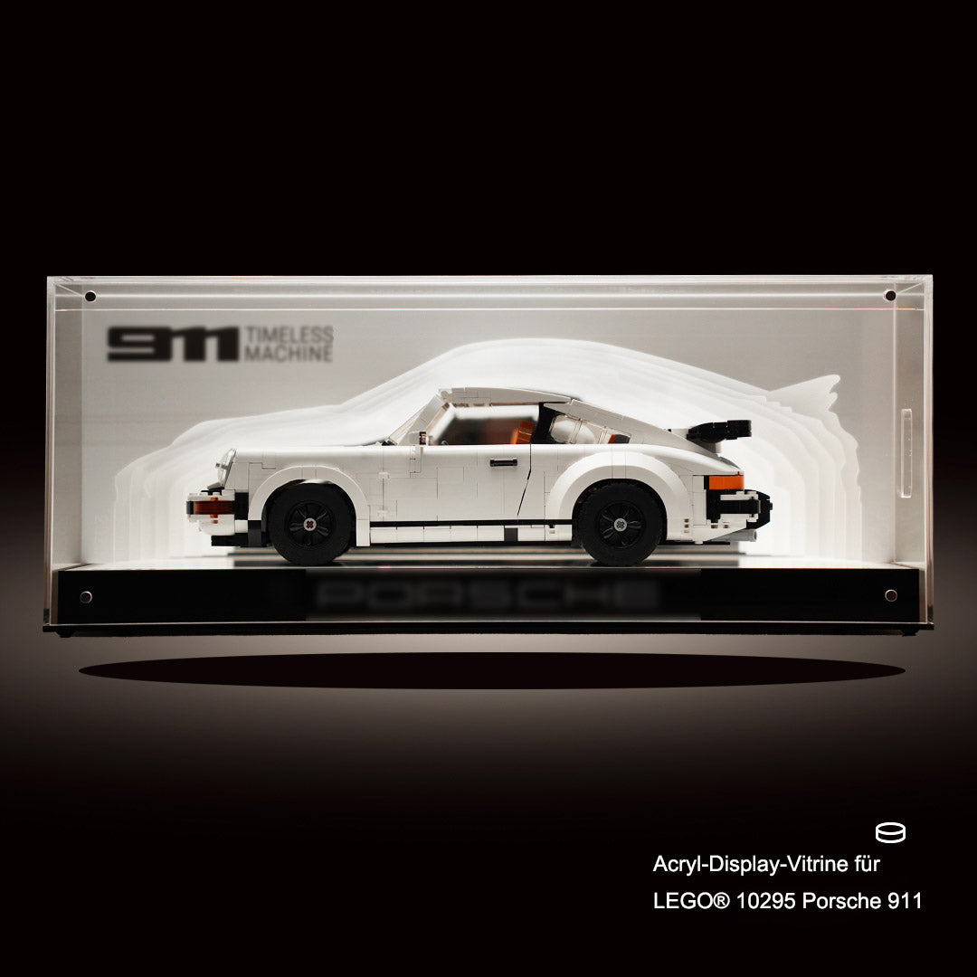 Acryl-Display-Vitrine für LEGO® Porsche 911 (10295)