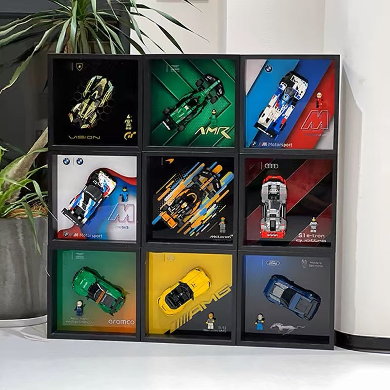 LEGO® Speed Champions & F1 Mini Wandvitrinen Serie