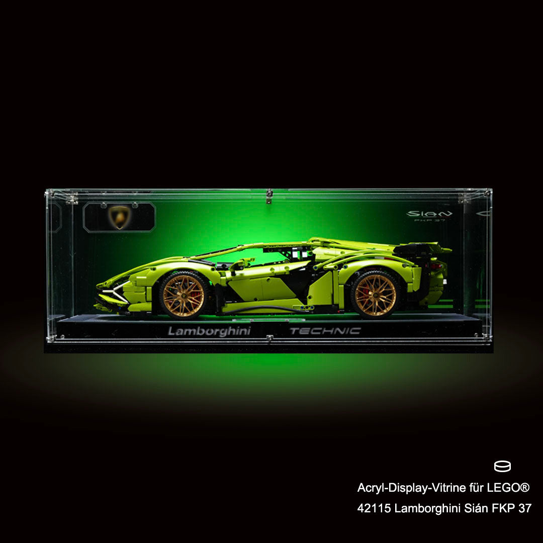 Display-Vitrine für LEGO® Technic™ Lamborghini Sián FKP 37