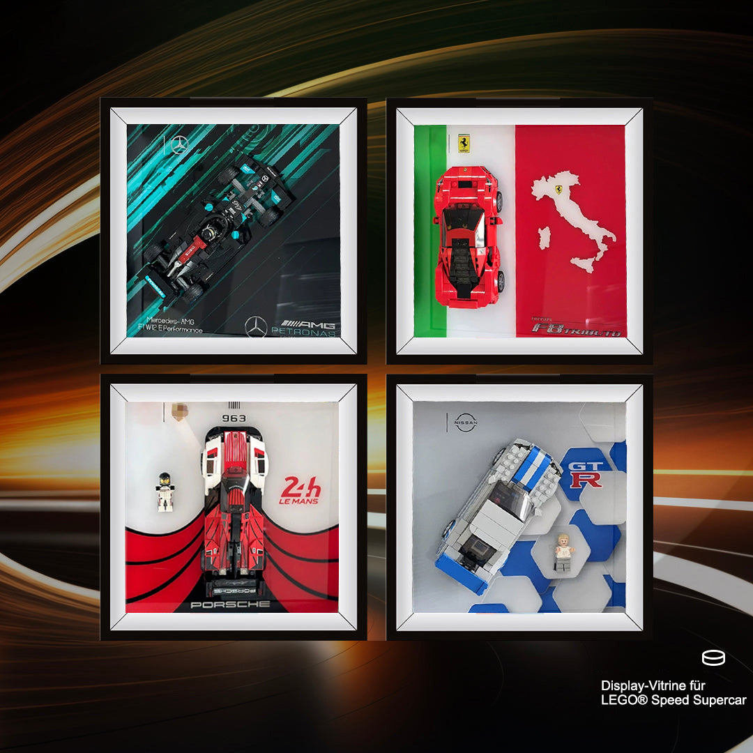 Display-Vitrine für LEGO® Speed Supercar