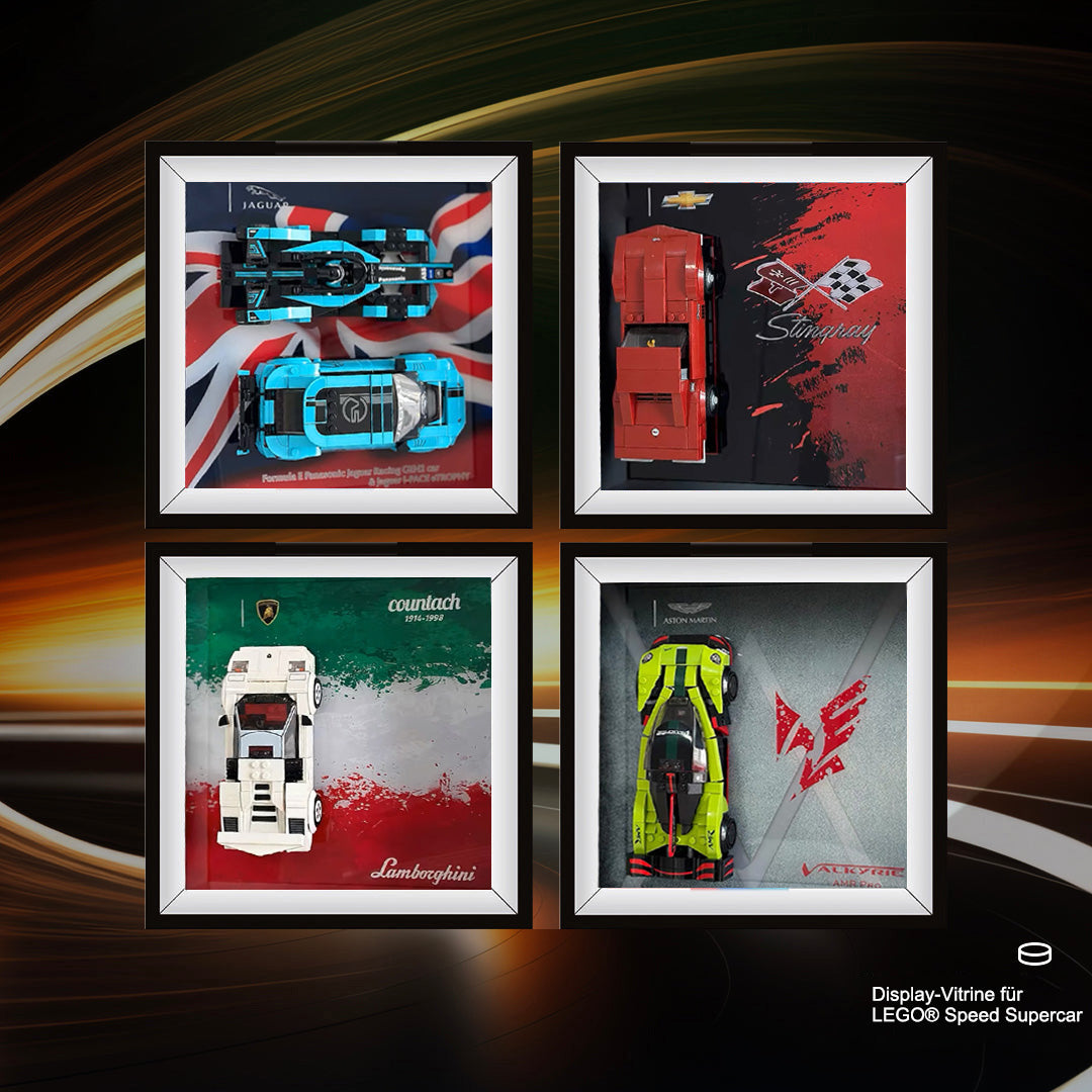 Display-Vitrine für LEGO® Speed Champions